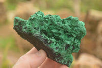 Natural Chatoyant Silky Malachite Specimens  x 6 From Kasompe, Congo - TopRock