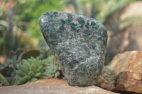 Polished Rare Emerald Mica In Matrix Standing Free Forms x 1 From Mutoko, Zimbabwe