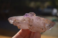 Natural Large Window Amethyst Crystals  x 6 From Chiredzi, Zimbabwe