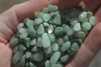 Polished Mini Craft Aventurine Tumble Stones - Sold per 500 g - From Zimbabwe