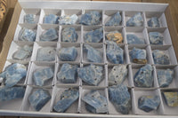 Natural New Sky Blue Calcite Specimens  x 35 From Spitzkop, Namibia