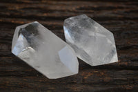 Polished Double Terminated Clear Quartz Crystals x 6 From Madagascar - TopRock