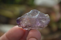 Natural Window Amethyst Crystals  x 12 From Chiredzi, Zimbabwe