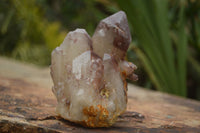 Natural Red Hematoid Phantom Quartz Clusters  x 4 From Karoi, Zimbabwe - TopRock