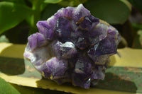 Natural Dark Purple Amethyst Clusters  x 3 From Mapatizya, Zambia - TopRock