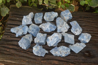 Natural New Sky Blue Calcite Specimens  x 35 From Spitzkop, Namibia