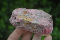 Natural Rough & Polished Rhodonite Specimens  x 5 From Zimbabwe - TopRock