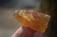 Natural Honey Aragonite Etched & Cobbed Pieces  x 35 From Namibia