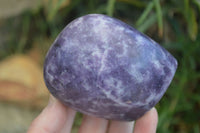 Polished Gem Lithium Mica Lepidolite Standing Free Forms  x 2 From Zimbabwe - Toprock Gemstones and Minerals 