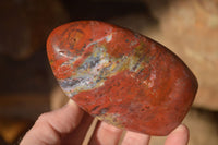 Polished  Red Jasper Standing Free Forms  x 2 From Madagascar