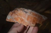 Natural New Sunset Orange Calcite Specimens  x 6 From Spitzkop, Namibia