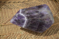 Polished Chevron Amethyst Point x 1 From Zambia