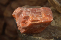 Natural New Sunset Orange Calcite Specimens  x 4 From Spitzkop, Namibia