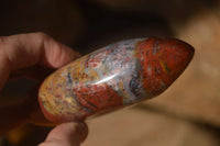 Polished  Red Jasper Standing Free Forms  x 2 From Madagascar