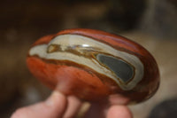 Polished Polychrome Jasper Hearts  x 6 From Mahajanga, Madagascar