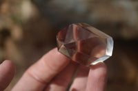 Polished Wispy Phantom Smokey Quartz Points x 20 From Madagascar