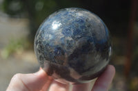 Polished Rare Iolite / Water Sapphire Spheres  x 2 From Northern Cape, South Africa - Toprock Gemstones and Minerals 