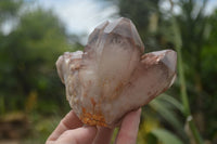 Natural Red Hematoid Phantom Quartz Clusters  x 4 From Karoi, Zimbabwe - TopRock