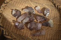 Natural Window Amethyst Crystals  x 12 From Chiredzi, Zimbabwe