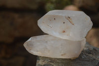 Polished Inclusion Quartz Points x 6 From Madagascar