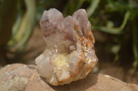 Natural Red Hematoid Phantom Quartz Clusters  x 4 From Karoi, Zimbabwe - TopRock