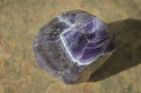 Polished Chevron Amethyst Point x 1 From Zambia