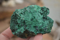 Natural Chatoyant Silky Malachite Specimens  x 6 From Kasompe, Congo - TopRock