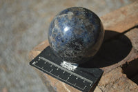 Polished Rare Iolite / Water Sapphire Spheres  x 2 From Northern Cape, South Africa - Toprock Gemstones and Minerals 