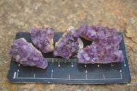 Natural Mini Dark Purple Amethyst Specimens  x 70 From Zambia - Toprock Gemstones and Minerals 