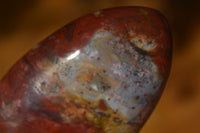 Polished  Red Jasper Standing Free Forms  x 2 From Madagascar