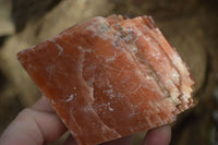 Natural New Sunset Orange Calcite Specimens  x 6 From Spitzkop, Namibia