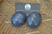 Polished Selected Blue Lazulite Gallets  x 12 From Madagascar - TopRock