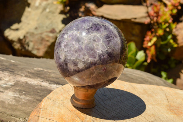 Polished Extra Large Smokey Amethyst Sphere x 1 From Madagascar - TopRock