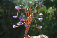 Polished Amethyst & Copper Gemstone Tree On Amethyst Basalt Specimen  x 1 From Zululand, South Africa - TopRock