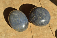 Polished Selected Blue Lazulite Gallets  x 12 From Madagascar - TopRock