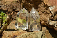 Polished Clear Quartz Crystal Points x 24 From Madagascar - TopRock