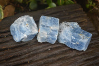 Natural New Sky Blue Calcite Specimens  x 35 From Spitzkop, Namibia