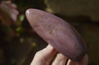 Polished Stichtite & Serpentine Standing Free Forms x 4 From Barberton, South Africa