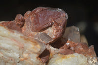 Natural Red Hematoid Phantom Quartz Clusters  x 2 From Karoi, Zimbabwe - Toprock Gemstones and Minerals 