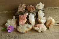 Natural Selection Of Mixed Quartz Clusters x 12 From Madagascar - TopRock