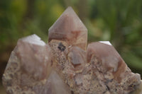 Natural Red Hematoid Quartz Specimens x 3 From Karoi, Zimbabwe - TopRock