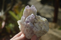 Natural Sugar Amethyst Clusters  x 4 From Solwezi, Zambia