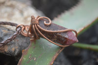 Polished Mixed Copper Wire Wrapped Jewellery Pendants x 6 From Congo - Toprock Gemstones and Minerals 