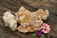 Natural Medium Sized Mixed Spirit Quartz Clusters  x 4 From Boekenhouthoek, South Africa - TopRock