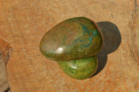 Polished Green Verdite Palm Stones & Standing Free Forms  x 6 From Zimbabwe - TopRock