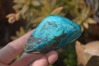 Polished Blue Shattuckite Free Forms  x 4 From Namibia