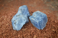 Natural New Sky Blue Calcite Specimens  x 35 From Spitzkop, Namibia