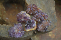 Natural Mini Dark Purple Amethyst Specimens  x 70 From Zambia - Toprock Gemstones and Minerals 