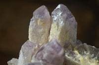 Natural Sugar Amethyst Clusters  x 4 From Solwezi, Zambia