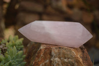 Polished Double Terminated Pink Rose Quartz Points  x 4 From Ambatondrazaka, Madagascar - TopRock